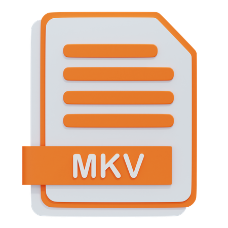 Fichier mkv  3D Icon