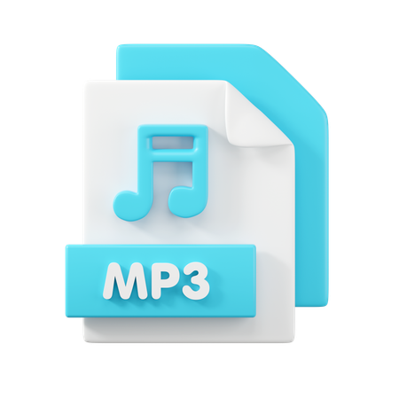 Fichier mp3  3D Icon