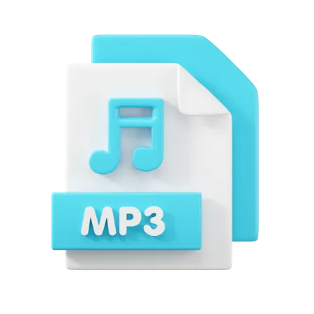 Fichier mp3  3D Icon