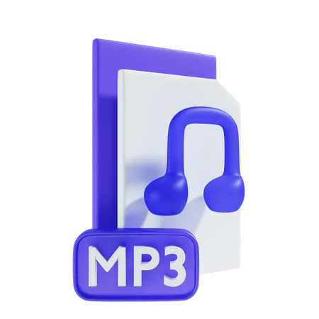 Fichier mp3  3D Icon