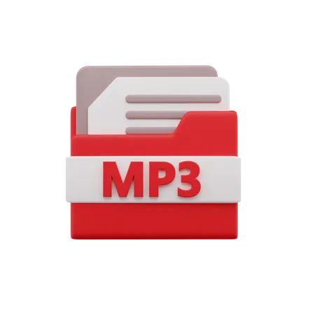 Fichier mp3  3D Icon