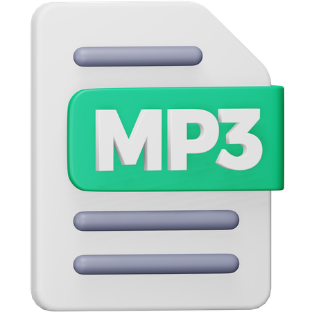 Fichier mp3  3D Icon