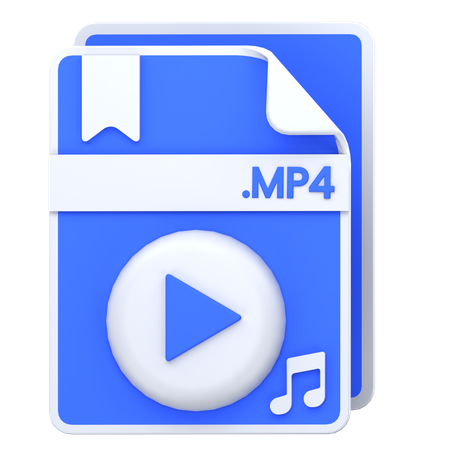 Fichier mp4  3D Icon