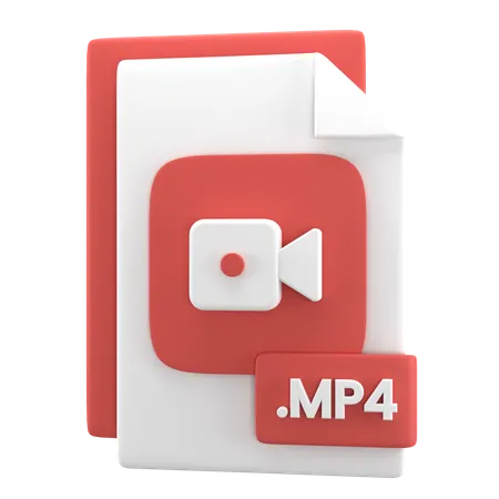 Fichier mp4  3D Icon