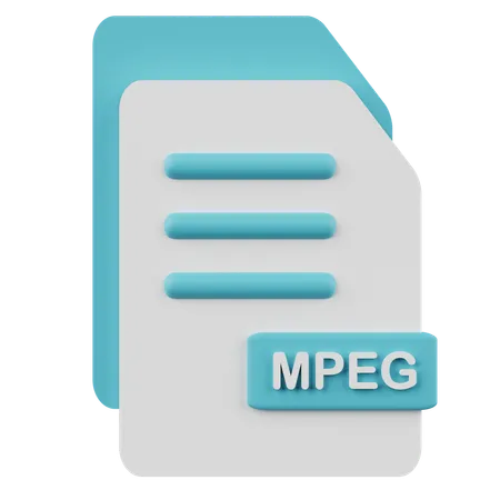Fichier MPEG  3D Icon