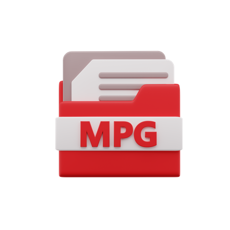 Fichier mpg  3D Icon