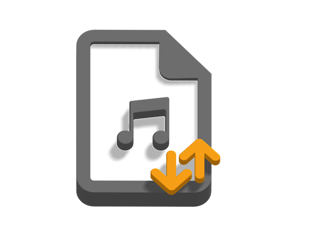 Fichier de musique  3D Icon