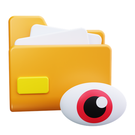 Fichier oeil  3D Icon