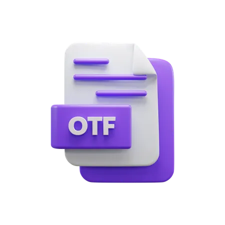 Fichier OTF  3D Icon