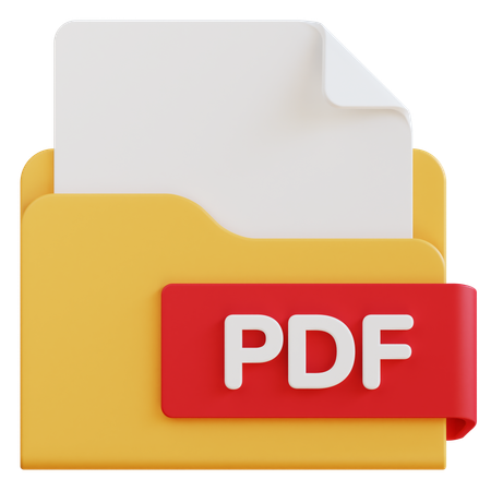 Fichier PDF  3D Icon