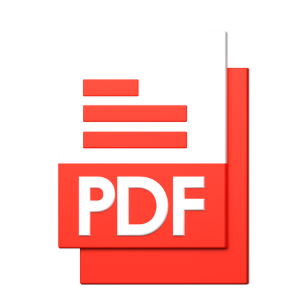 Fichier PDF  3D Icon