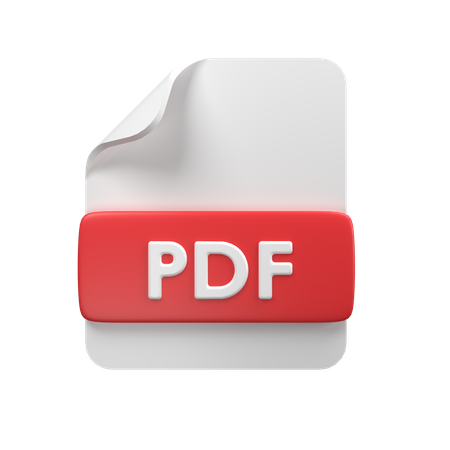 Fichier PDF  3D Icon