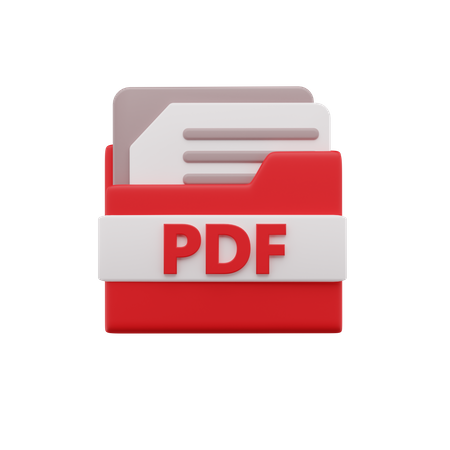 Fichier PDF  3D Icon