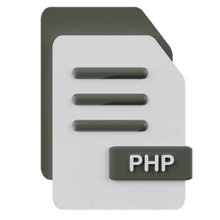 Fichier php  3D Icon