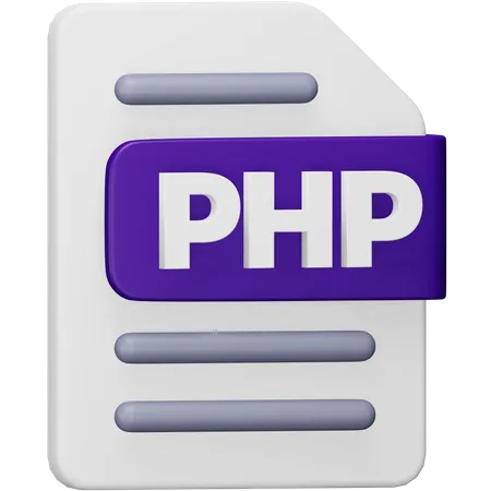 Fichier php  3D Icon