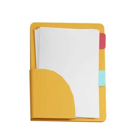 Portefeuille de fichiers  3D Icon