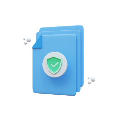 Fichier protégé  3D Icon
