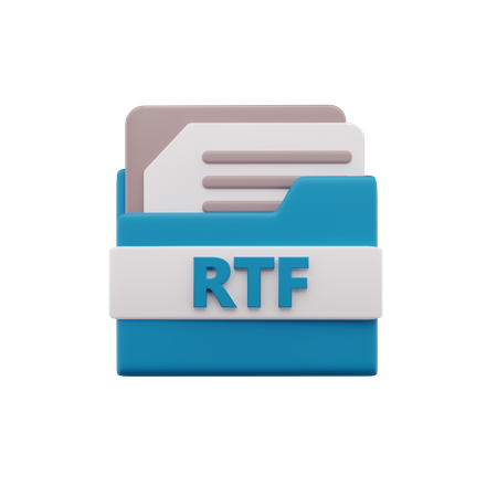 Fichier RTF  3D Icon