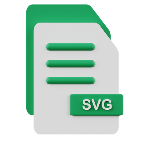 Fichier SVG  3D Icon