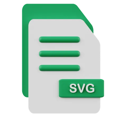 Fichier SVG  3D Icon