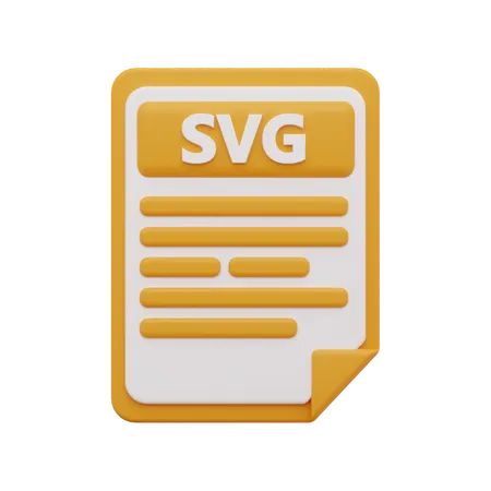 Fichier SVG  3D Icon