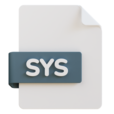 Fichier système  3D Icon