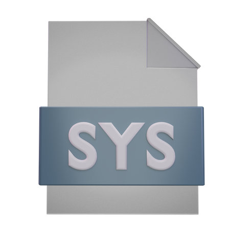 Fichier système  3D Icon