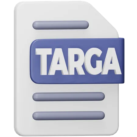 Fichier targa  3D Icon