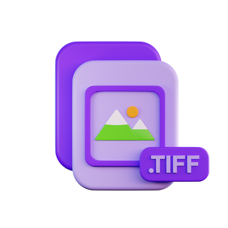 Fichier tiff  3D Icon