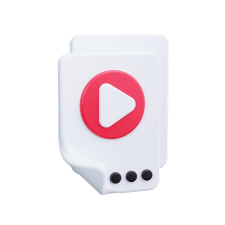 Fichier vidéo  3D Icon