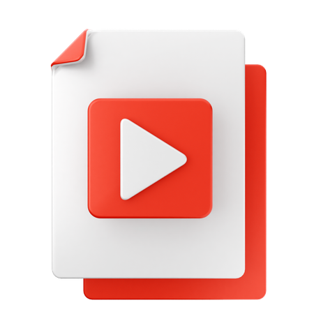 Fichier vidéo  3D Icon