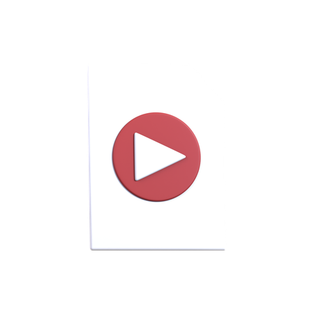 Fichier vidéo  3D Icon
