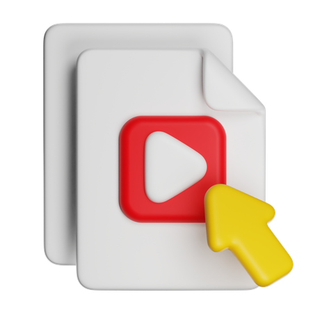 Fichier vidéo  3D Icon