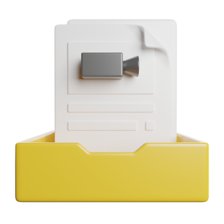 Fichier vidéo  3D Icon