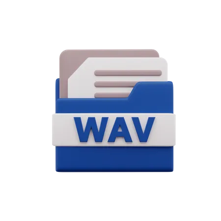 Fichier wav  3D Icon