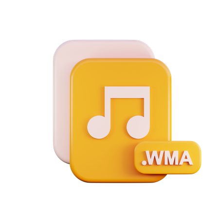 Fichier wma  3D Icon