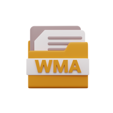 Fichier wma  3D Icon
