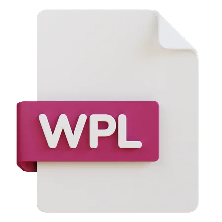 Fichier wpl  3D Icon