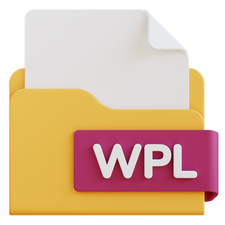 Fichier wpl  3D Icon