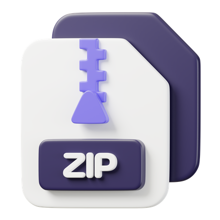 Fichier zip  3D Icon