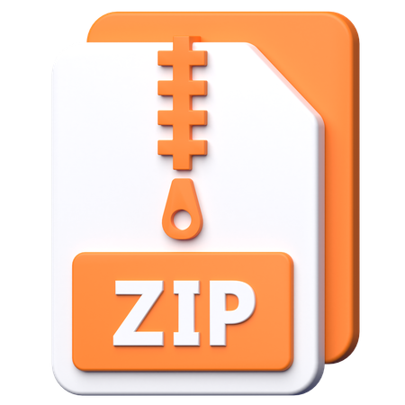 Fichier zip  3D Icon