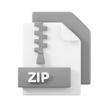 Fichier zip  3D Icon