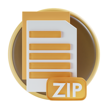 Fichier zip  3D Icon