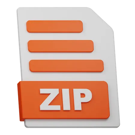 Fichier zip  3D Icon