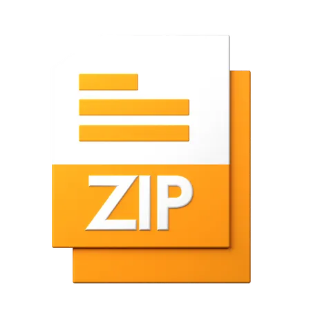 Fichier zip  3D Icon