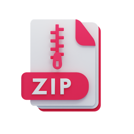 Fichier zip  3D Icon