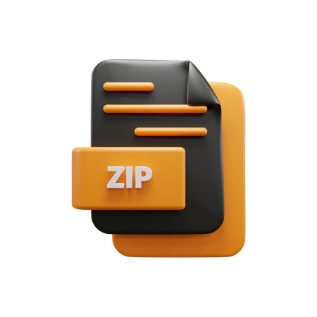 Fichier zip  3D Icon