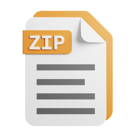 Fichier zip  3D Icon