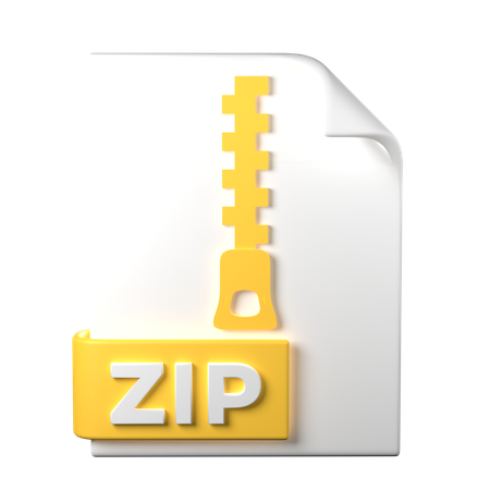 Fichier zip  3D Icon