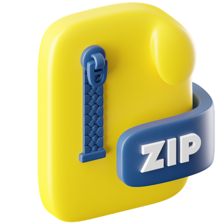 Fichier zip  3D Icon
